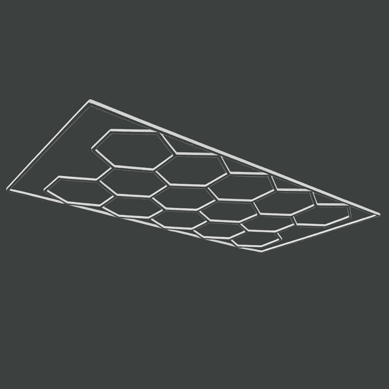 Jec-B® Hexagon Lights mit Rahmen