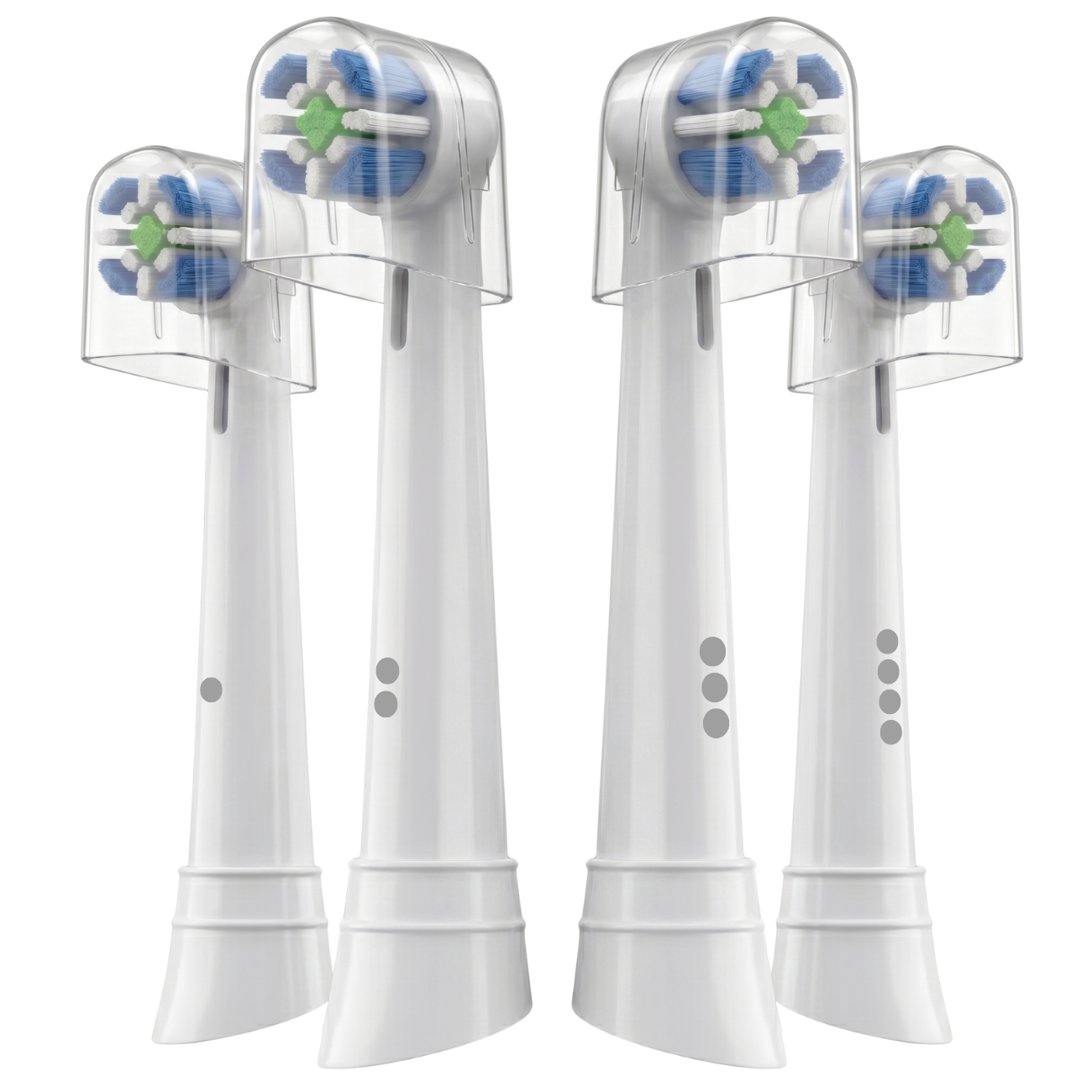 Jec-B Smile Aufsteckbürsten kompatibel mit Oral-B iO – Ersatzbürsten Medium