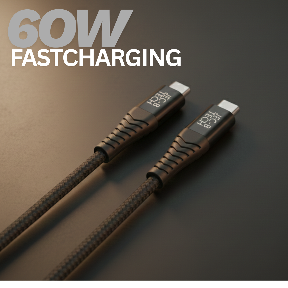 USB-C auf USB-C Ladekabel (60W) – Jec-B Schnellladekabel