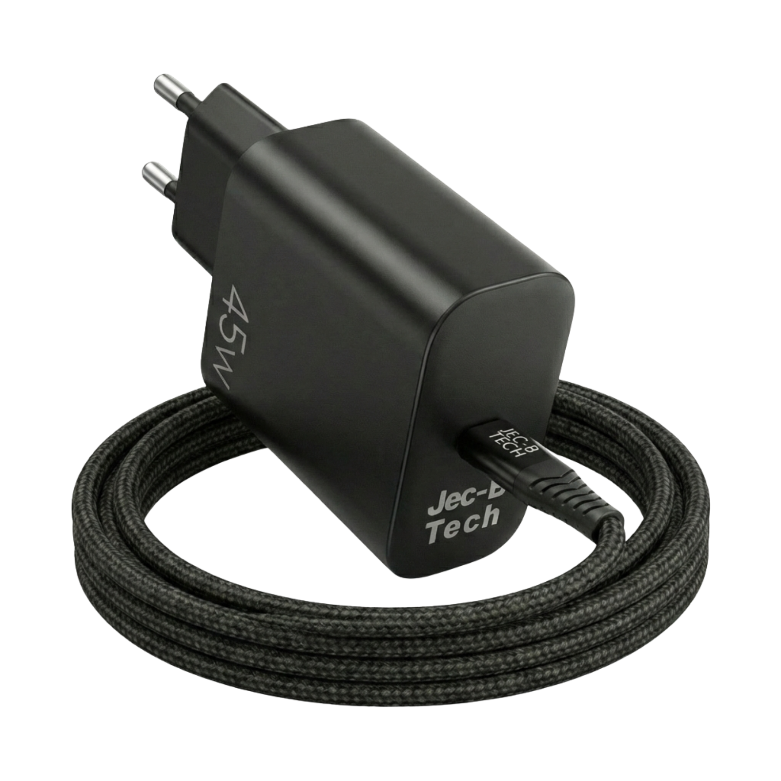 Jec-B Tech Ultimate Power-Bundle: 45-W-Schnellladegerät + 60-W-Nylonkabel