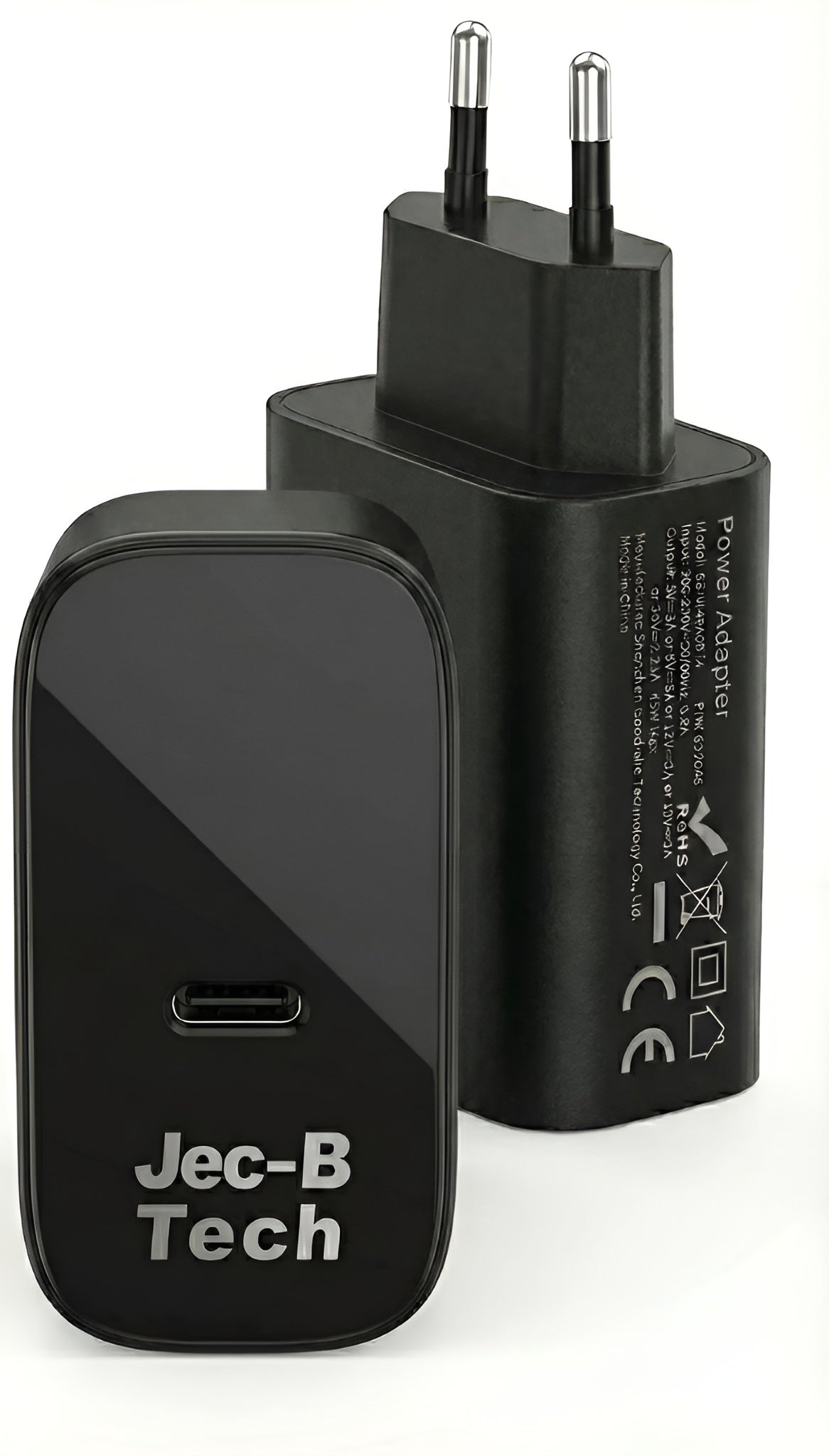 45W USB-C Jec-B Tech Schnellladegerät – Kompakter Netzteil