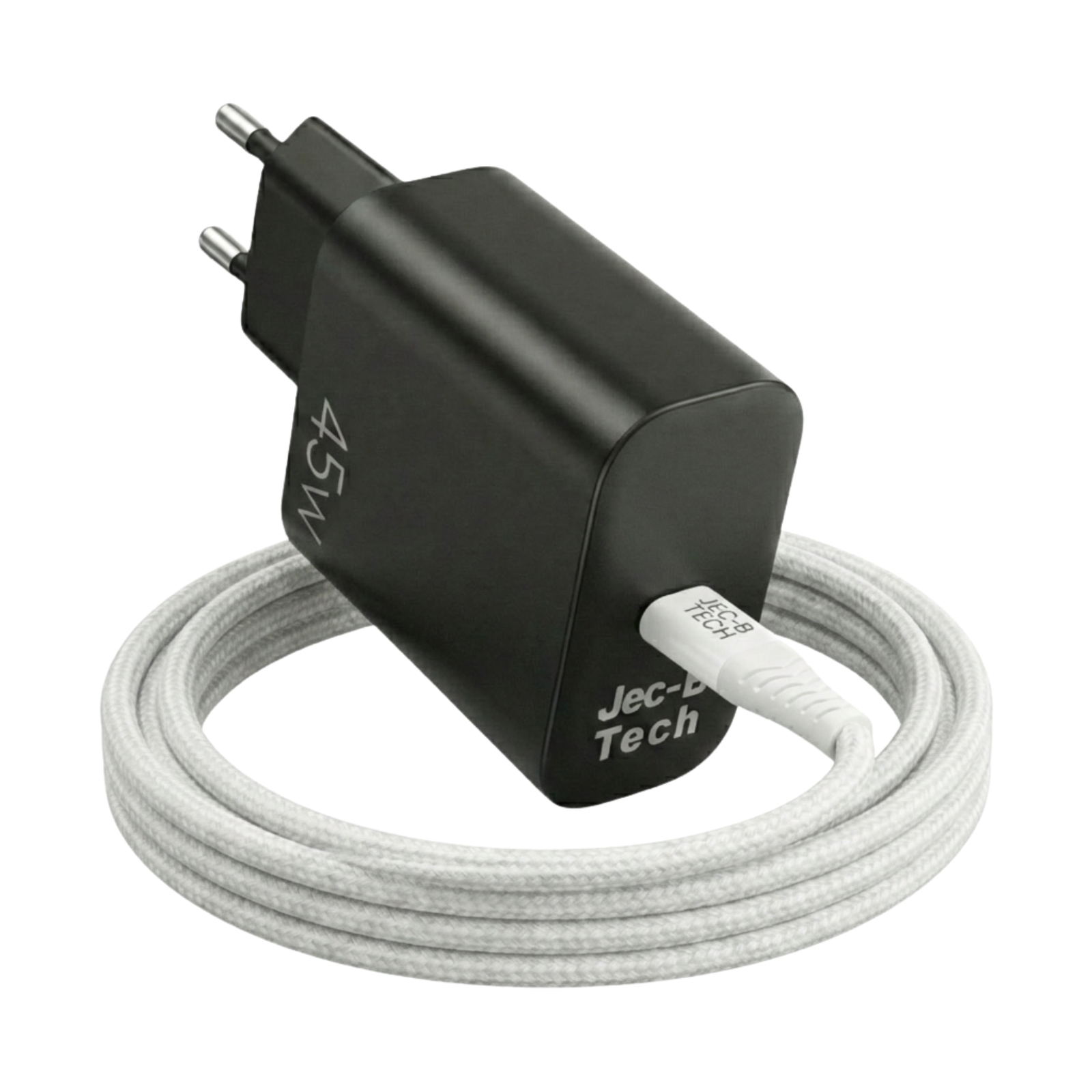 Jec-B Tech Ultimate Power-Bundle: 45-W-Schnellladegerät + 60-W-Nylonkabel