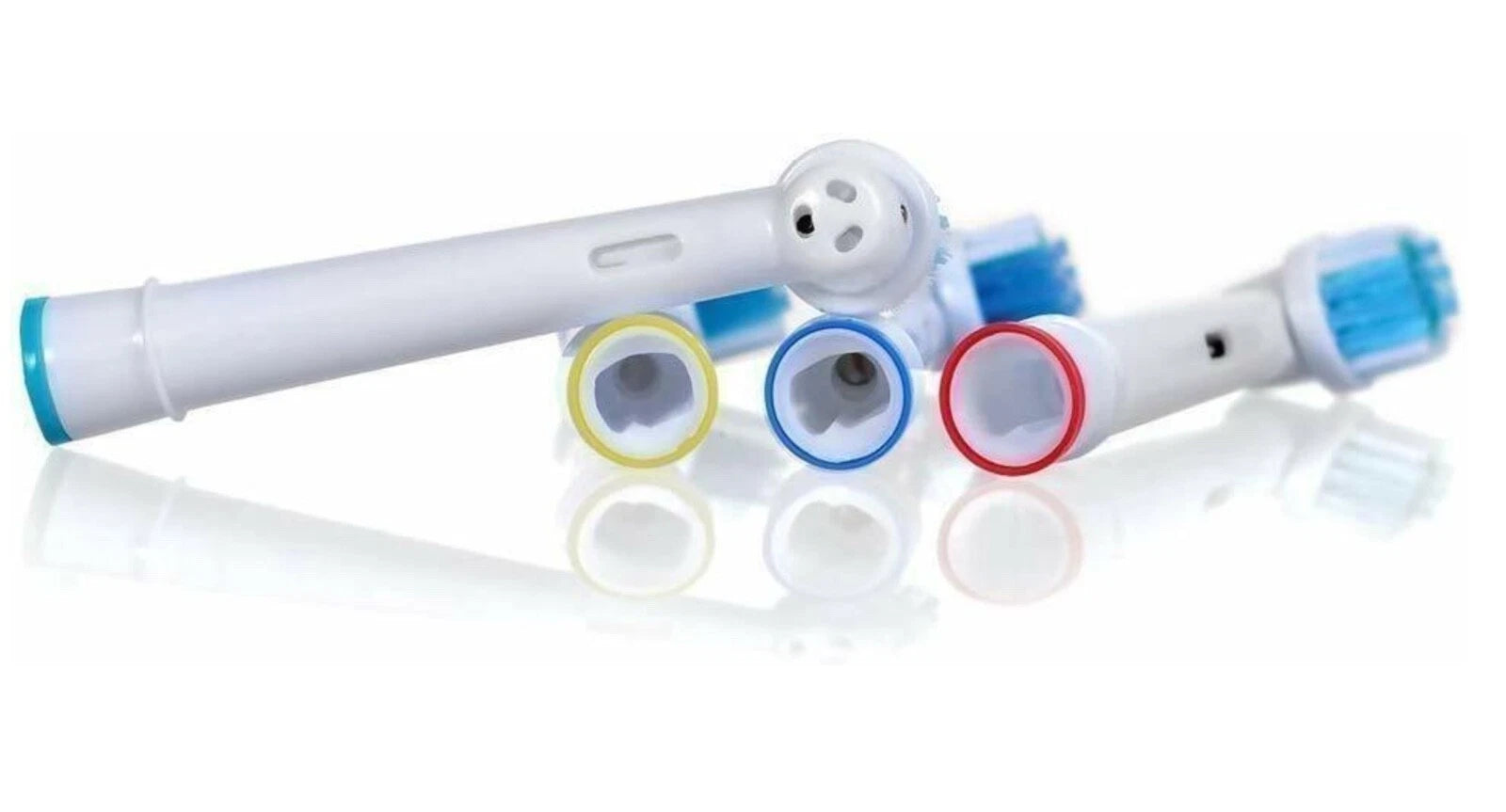 Jec-B Smile Aufsteckbürsten kompatibel mit Oral-B – 20er Set (Rundkopf, Precision Clean / CrossAction)
